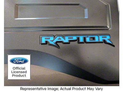 Tailgate Emblem Inlay Decal; Carbon Fiber (17-20 F-150 Raptor)