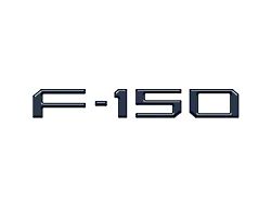 Tailgate Emblem Overlays; Antimatter Blue (21-25 F-150 w/ Tailgate Applique)