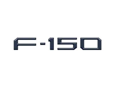 Tailgate Emblem Overlays; Antimatter Blue (21-25 F-150 w/ Tailgate Applique)