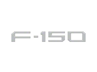 Tailgate Emblem Overlays; Avalanche Gray (21-25 F-150 w/ Tailgate Applique)