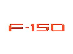 Tailgate Emblem Overlays; Code Orange (21-25 F-150 w/ Tailgate Applique)
