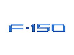 Tailgate Emblem Overlays; Velocity Blue (21-25 F-150 w/ Tailgate Applique)