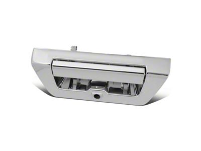 Tailgate Handle with Backup Camera Hole; Chrome (15-20 F-150)