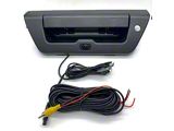 Tailgate Handle Camera with Parking Lines; Black (15-19 F-150)