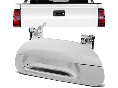 Tailgate Handle Cover; Chrome (97-03 F-150)