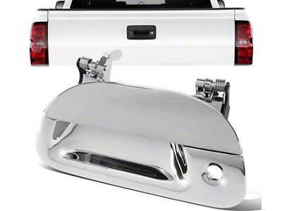 Tailgate Handle Cover with Keyhole Opening; Chrome (97-03 F-150)