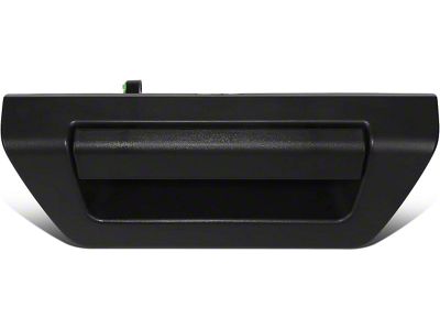 Tailgate Handle Cover without Keyhole Opening; Black (15-20 F-150 w/ Manual Locks)
