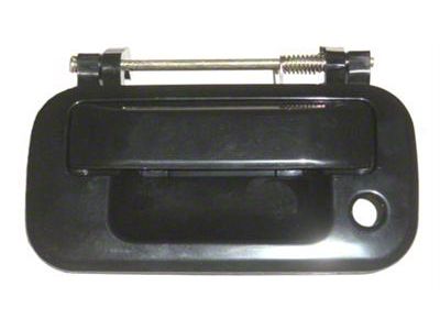 Replacement Tailgate Handle; Smooth Black (04-08 F-150)