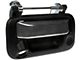 Tailgate Handle with Backup Camera Hole; Black and Chrome (08-14 F-150)