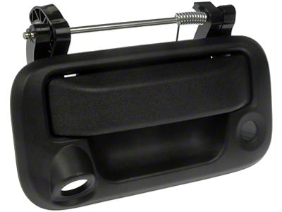 Tailgate Handle with Backup Camera Hole; Textured Black (08-14 F-150)