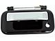 Replacement Tailgate Handle without Backup Camera Hole; Black and Chrome (06-14 F-150)