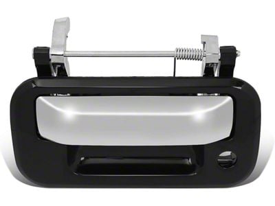 Tailgate Handle without Backup Camera Hole; Primered Black (05-08 F-150)