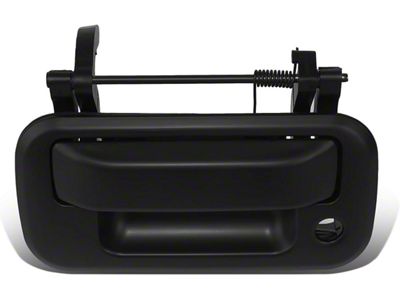 Tailgate Handle without Backup Camera Hole; Textured Black (07-08 F-150)