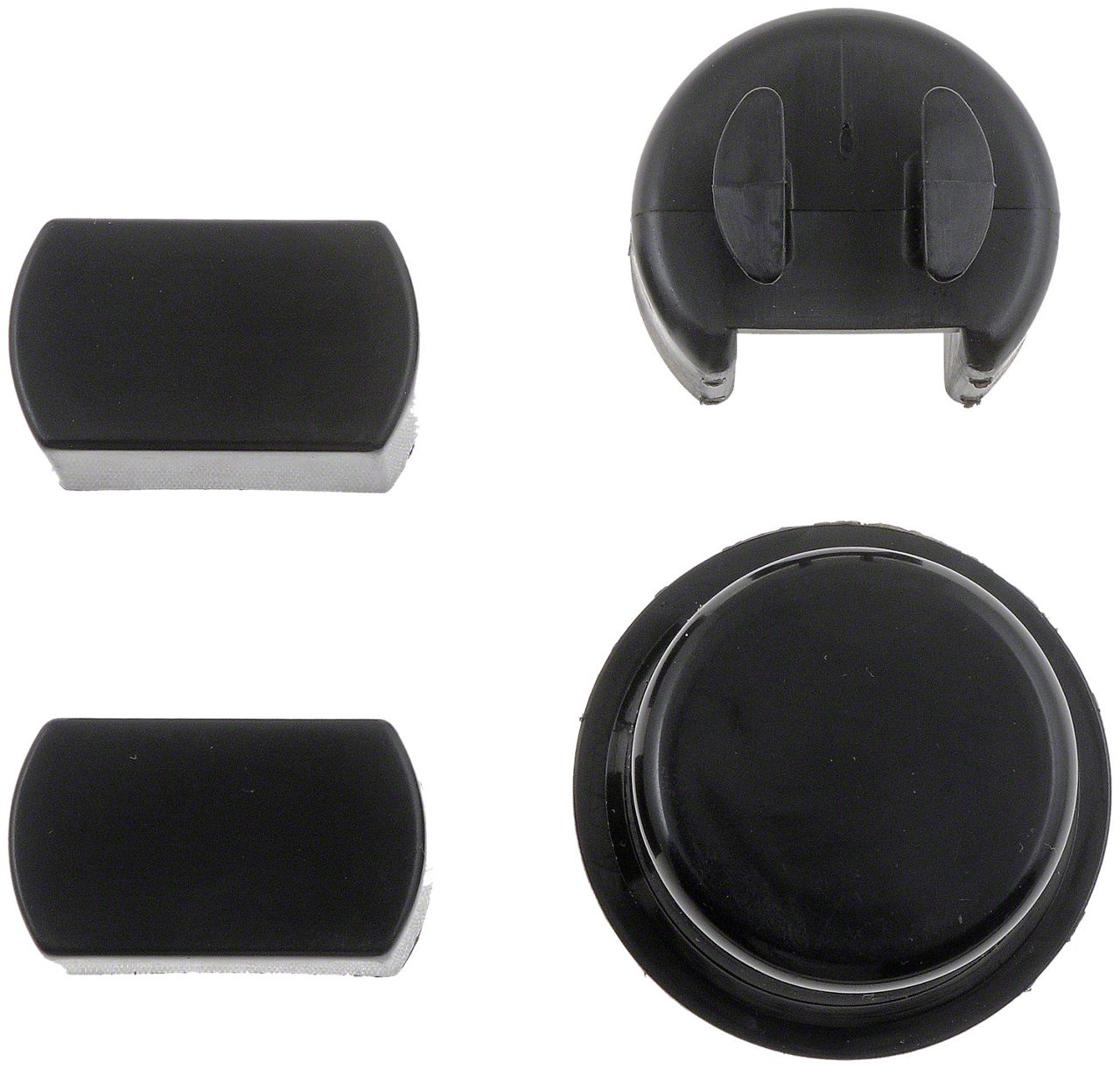 Tailgate Hinge Insert Kit, 4-Piece Set, Driver Side And Passenger Side - Compatible With 1987-2008 Dodge Ram - OEM 38641, 55274936AC, E7TZ99430B22A