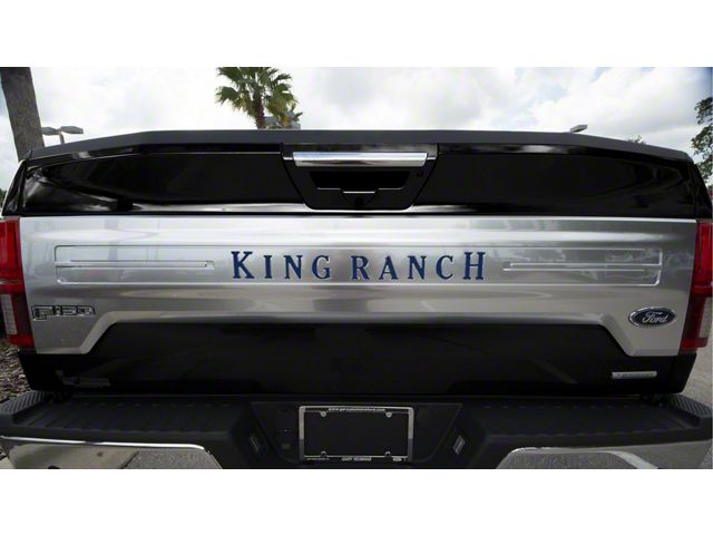 3D Raised Chrome Tailgate Inserts Letters Emblems For Ford F-150 2018-2020 – Adhesive, ABS, Gloss