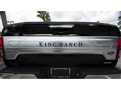 Tailgate Insert Letters; Ford Emblem Blue (18-20 F-150 King Ranch)