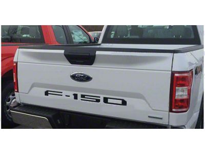 Tailgate Insert Letters; Gloss Black (18-20 F-150 w/o Tailgate Applique)