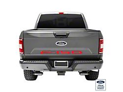 Tailgate Insert Letters; Red (18-20 F-150 w/o Tailgate Applique)