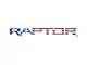 Tailgate Letter Inserts; American Flag (17-24 F-150 Raptor w/ Tailgate Applique)