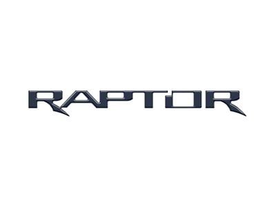 Tailgate Letter Inserts; Antimatter Blue (17-25 F-150 Raptor w/ Tailgate Applique)