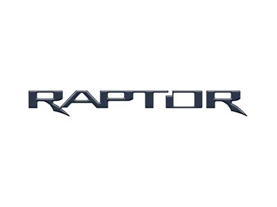 Tailgate Letter Inserts; Antimatter Blue (17-24 F-150 Raptor w/ Tailgate Applique)