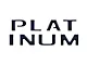 Tailgate Letter Inserts; Antimatter Blue (21-24 F-150 Platinum)