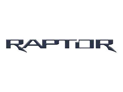 Tailgate Letter Inserts; Antimatter Blue (21-25 F-150 Raptor w/o Tailgate Applique)