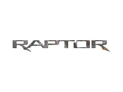 Tailgate Letter Inserts; Camouflage (17-25 F-150 Raptor w/ Tailgate Applique)