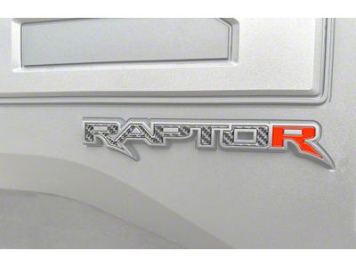Tailgate Letter Inserts; Gloss Black (17-25 F-150 Raptor w/ Tailgate Applique)