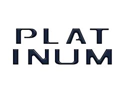 Tailgate Letter Inserts; Velocity Blue (21-25 F-150 Platinum)