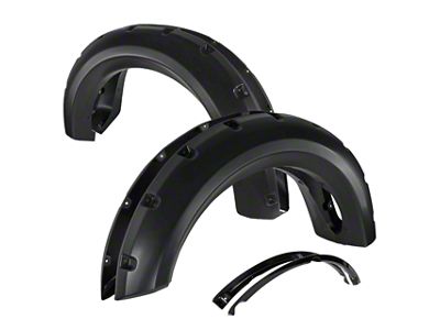 Terrain Fender Flares; Smooth Matte Black (09-14 F-150 Styleside, Excluding Raptor)