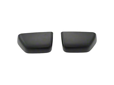 Towing Mirror Caps; Textured Black (15-18 F-150)