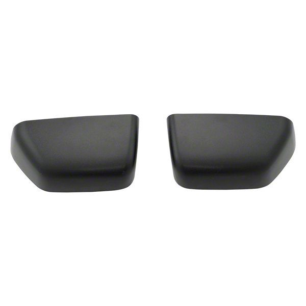 CheroCar Rearview Top Half Mirror Cover Caps – Oxford White, For Ford F-150 2015-2020, ABS Brushed Finish