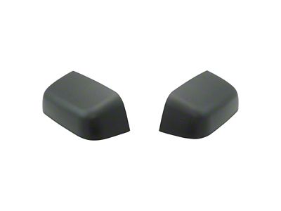 Towing Mirror Caps; Textured Black (15-19 F-150)
