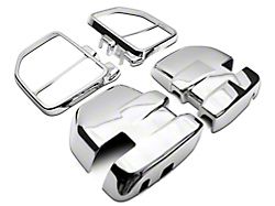 Putco Towing Mirror Covers; Chrome (18-25 F-150)