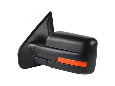 Towing Mirror; Driver Side; Black (07-14 F-150)