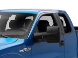 Powered Heated Towing Mirrors with LED Turn Signals; Black (04-14 F-150)