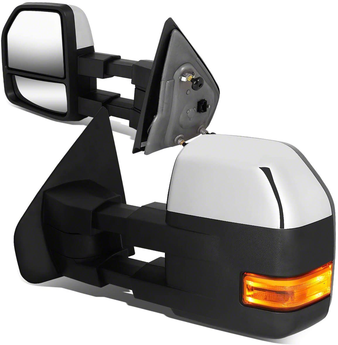 F150 Manual Adjusting Towing Mirrors with LED Amber Turn Signals