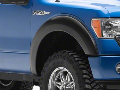 Trail Riderz Fender Flares; Smooth Black (09-14 F-150 Styleside, Excluding Platinum & Raptor)