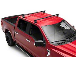 Traveler Cross Bar Roof Rack; Black; 60-Inch (15-25 F-150)