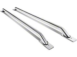 Truck Bed Rail; Stainless Steel; Chrome (99-14 F-150 6-1/2-Foot Bed)