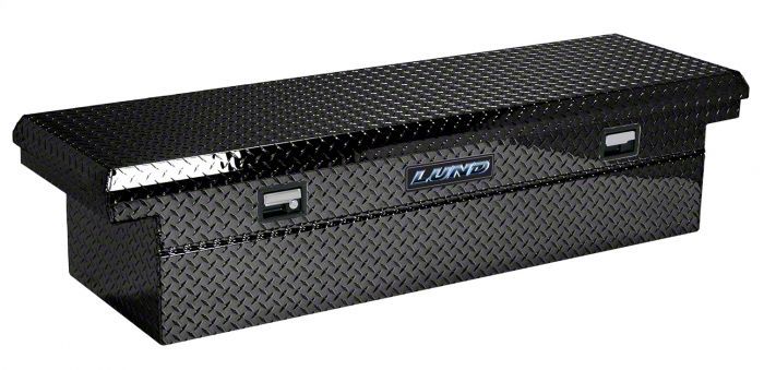小物 CHALLENGER MULTI TOOL BOX F-150 Truck Bed Rail-To-Rail Tool Box; Challenger Low