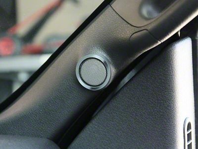 Tweeter Trim Rings; Brushed (10-14 F-150)