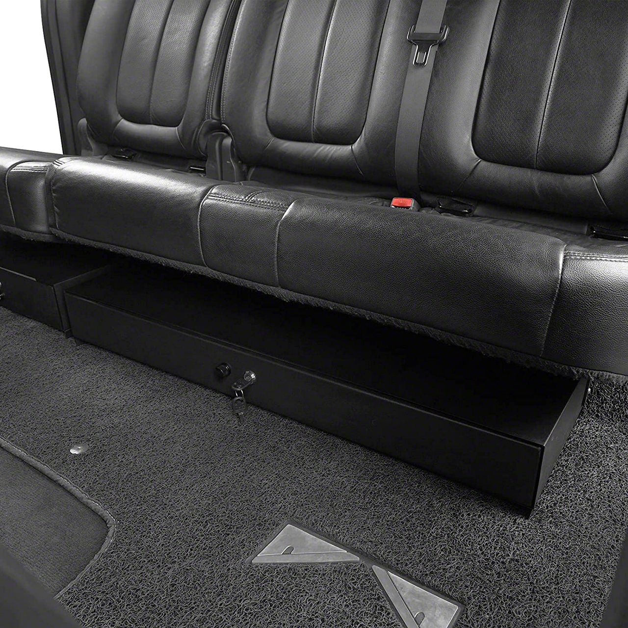 F150 Under Rear Seat Lock Box Security Gun Safe Storage (0914 F150