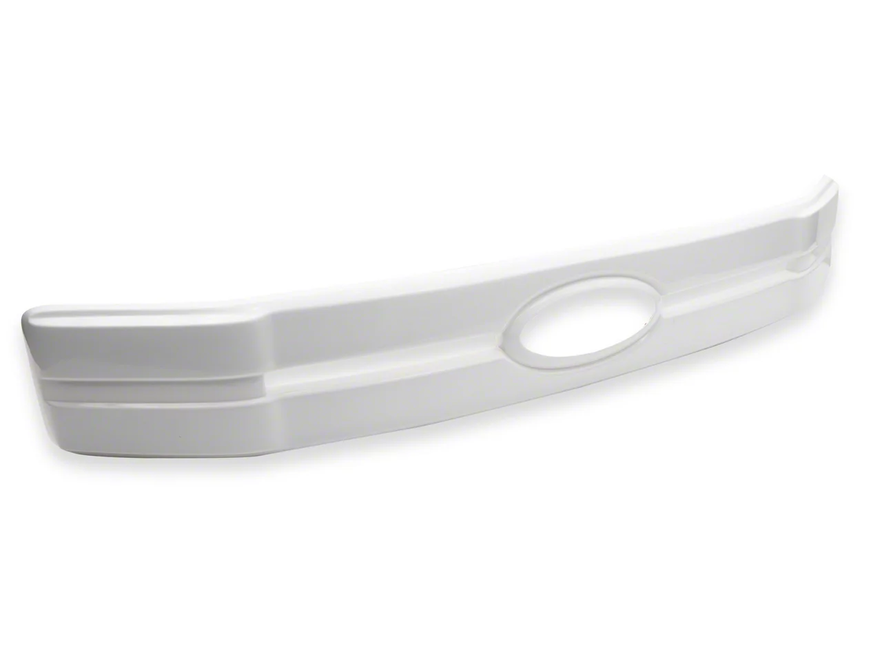 Upper Grille Overlay; Gloss White (18-20 F-150 Lariat, XL, XLT)