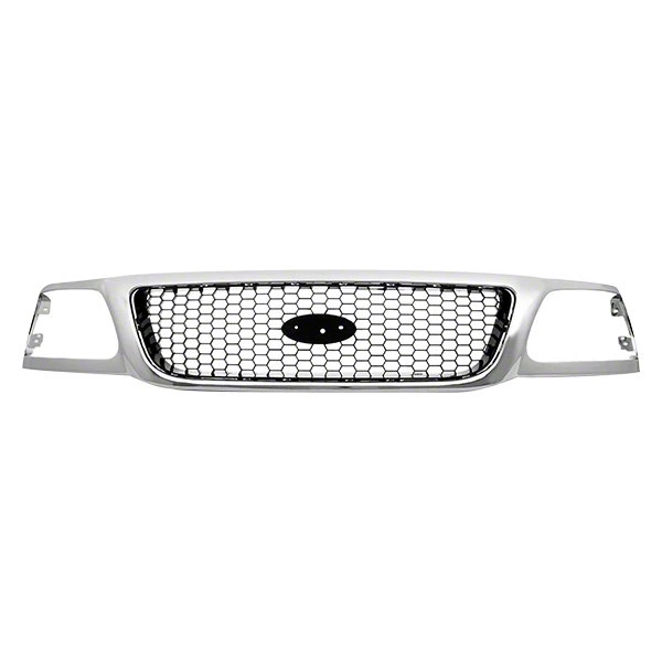 Upper Replacement Grille; Chrome (99-03 F-150)