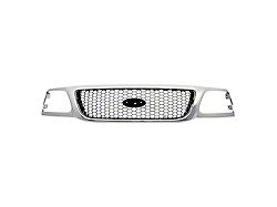 Upper Replacement Grille; Chrome (99-03 F-150)