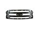 Upper Replacement Grille; Textured Black (13-14 F-150, Excluding Raptor)