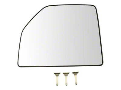 Upper Towing Mirror Glass; Driver Side (15-18 F-150)