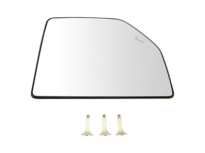 Upper Towing Mirror Glass; Passenger Side (15-17 F-150)